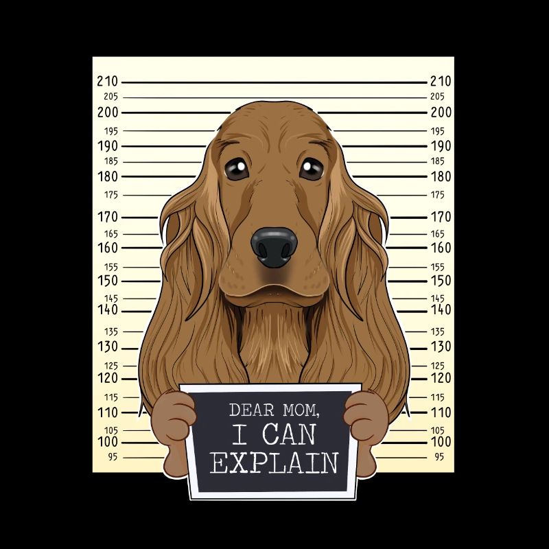 Dear Mom I Can Explain I Cocker Spaniel Mom I