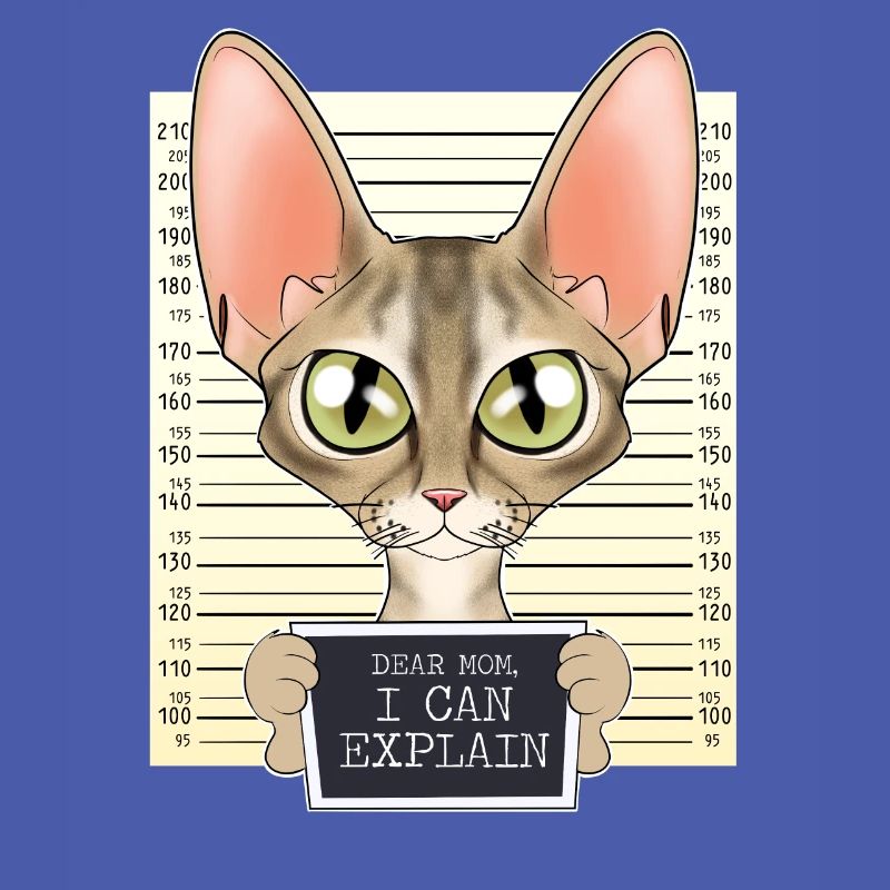 Devon Rex Cat Mom - Dear Mom I Can Explain