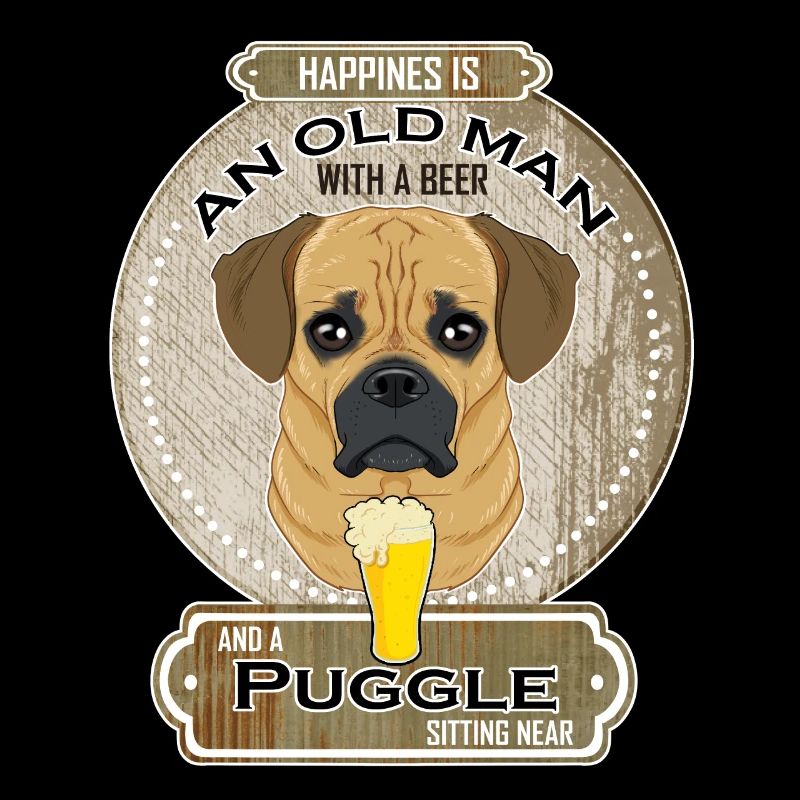 Puggle Dad Beer Lover