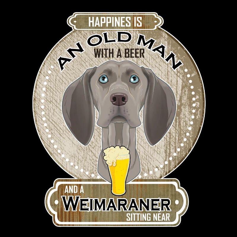 Weimaraner Dad Beer Lover
