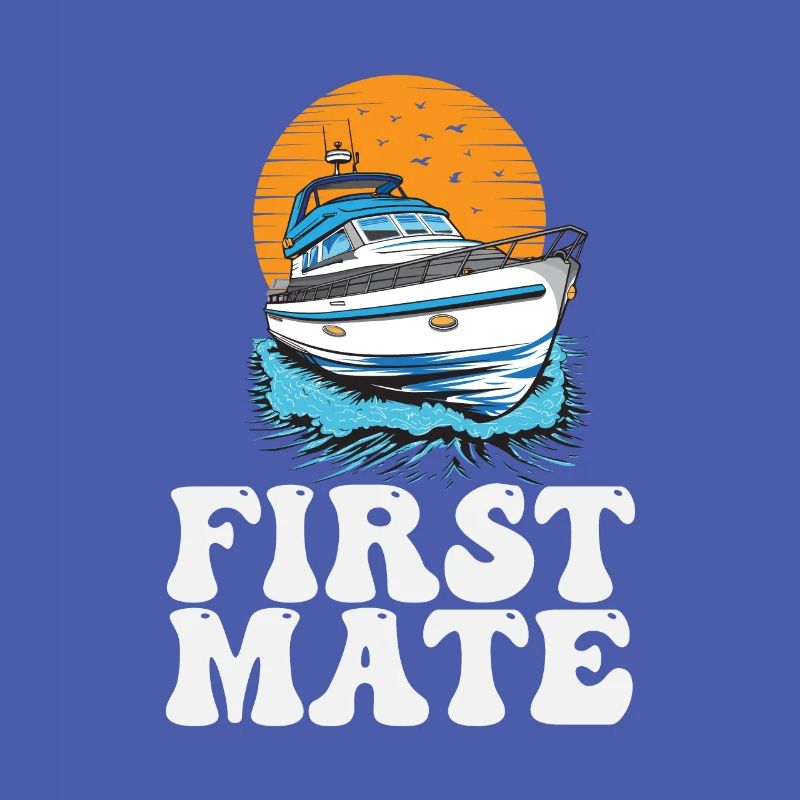 First Mate Motorboating Squad Lake Life Pontoon