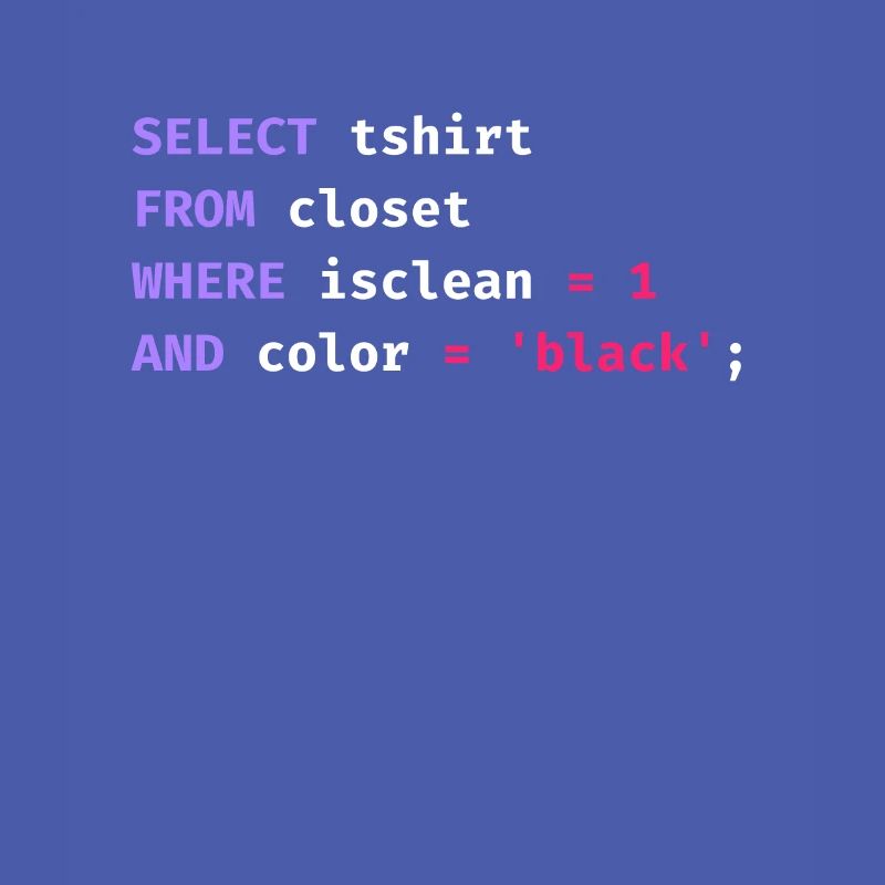 Programmer Database Science Software Coder Funny