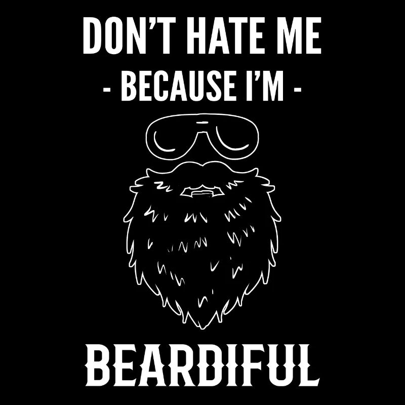 Ne me haïssez pas parce que je suis un coiffeur beardiful