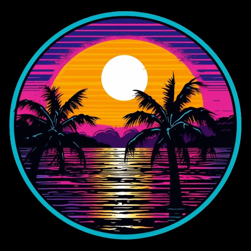 Synthwave Ocean