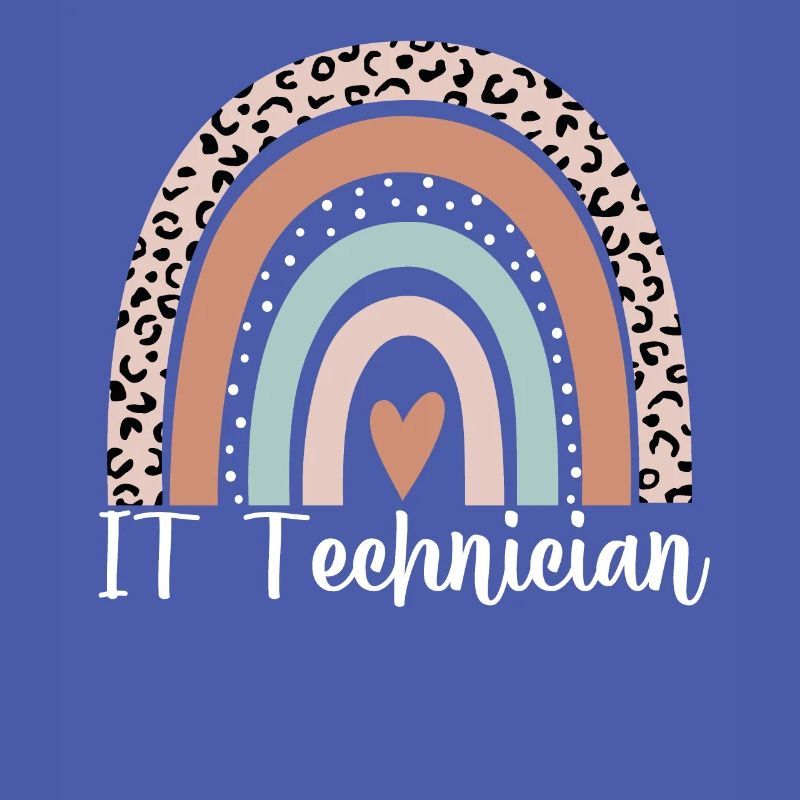 IT-Techniker Rainbow Leopard Lustiger IT-Techniker