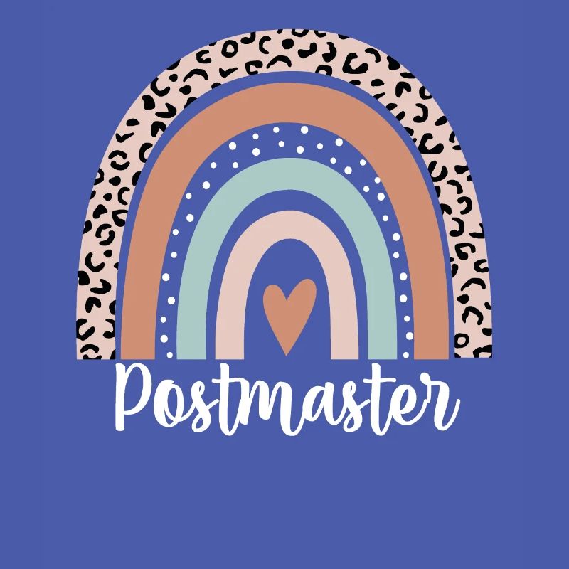 Postmaster Rainbow Leopard Funny Postmaster
