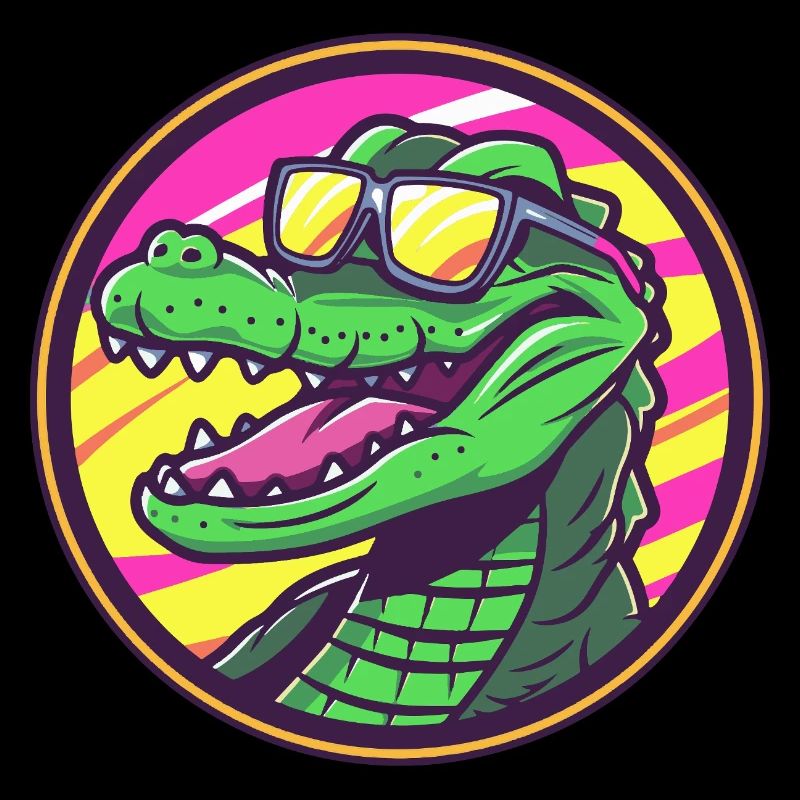 Alligator Cool Comic