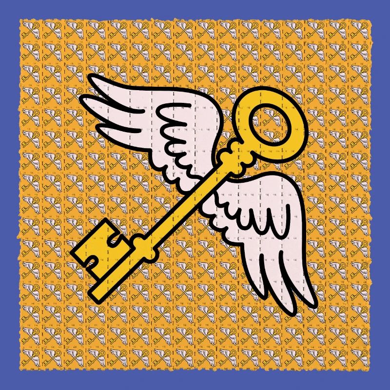 Feuille de Buvard de LSD Flying Keys