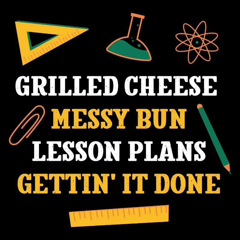 Grilled Cheese Messy Bun Plans de leçon Drôle