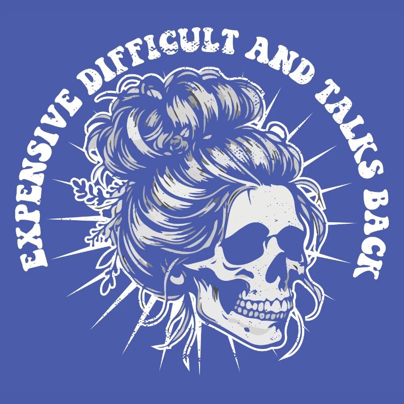 Skeleton Messy Bun Expensive Difficult And Talks