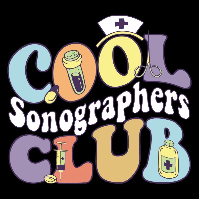 Cool Sonographers Club Rad Tech Squad Radiologue