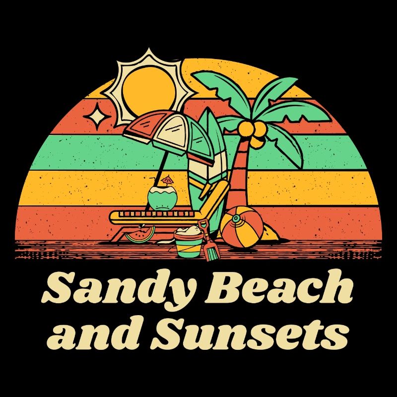 Sandy Beach and Sunsets Vacation Ocean Trip Beach