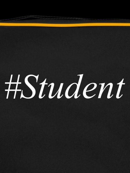 #Student Logo White