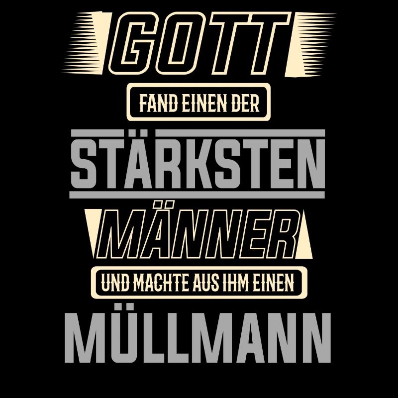 Müllmann, einer der stärksten Männer der Welt