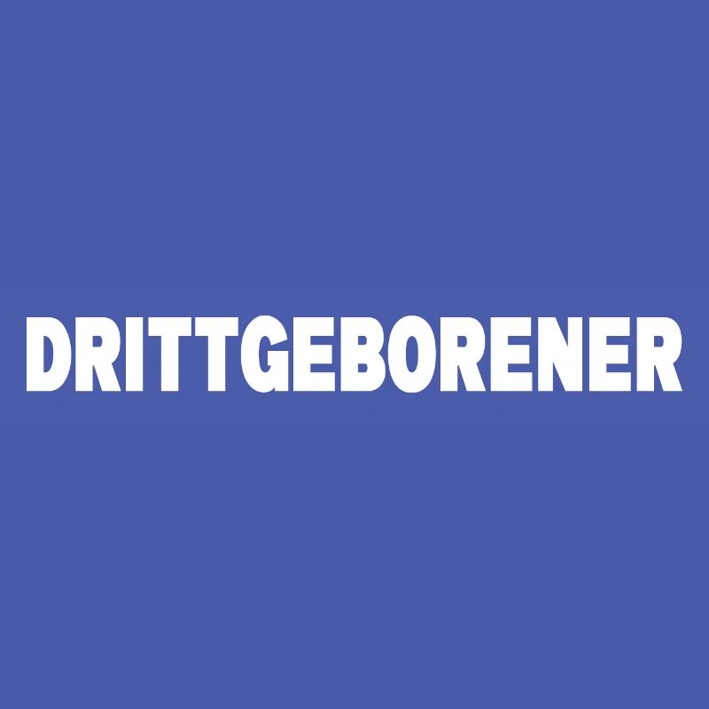 Drittgeborener Partnerlook Drillinge Geschenk