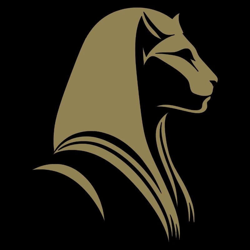 Chat Egypte Pharaon Silhouette