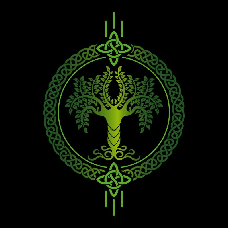 Lebensbaum, Lebensbaum, Keltisches symbol, Celtic,