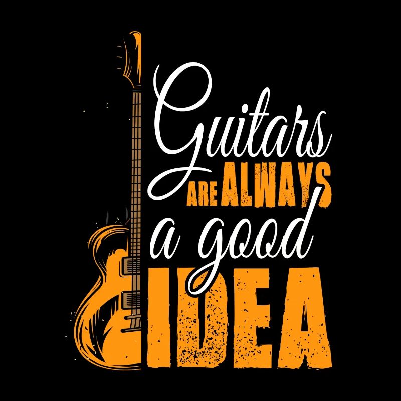 Playing guitar is always a good idea