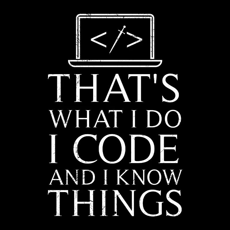 That’s What I do I Code and I know Things Gift