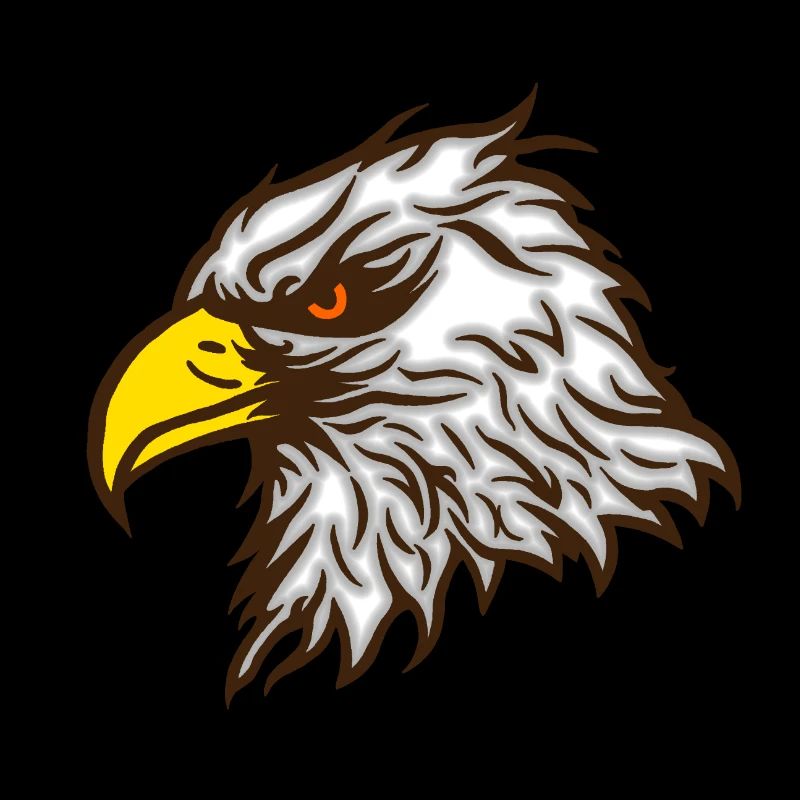 Cool bald eagle eagle colored