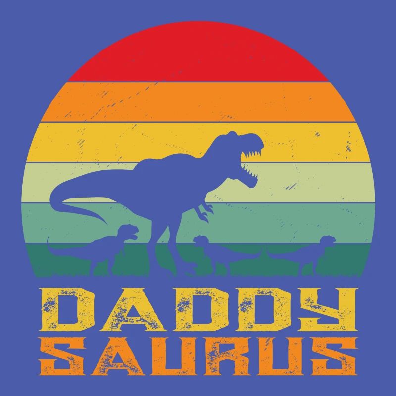 Daddysaurus - papa saurus rex - dinosaure - rex