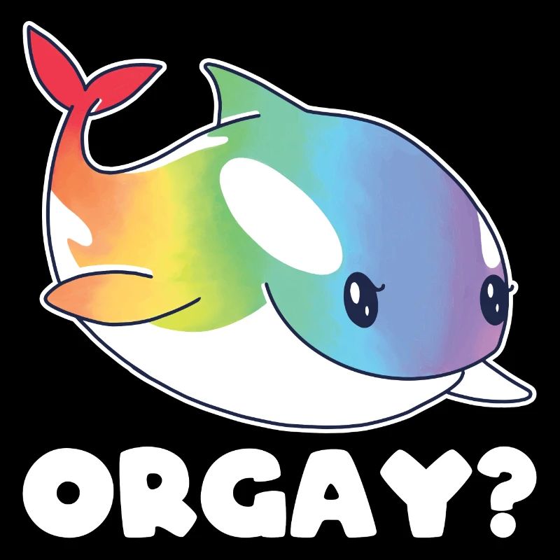 Orca Regenbogen LGBTQ Geschenk