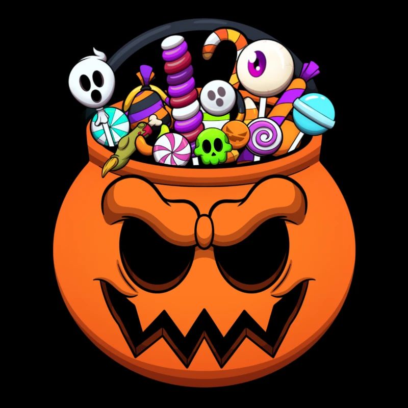 Halloween Trick oder Treat Süßigkeiten