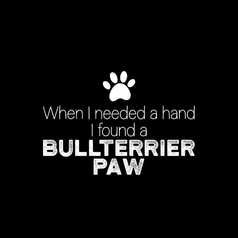 Main Bull Terrier Patte