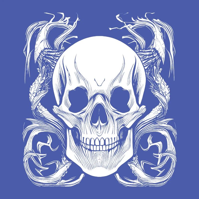 Halloween- oder Horror- Totenschädel