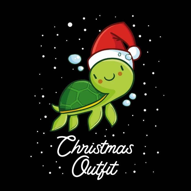 Christmas Outfit Turtle