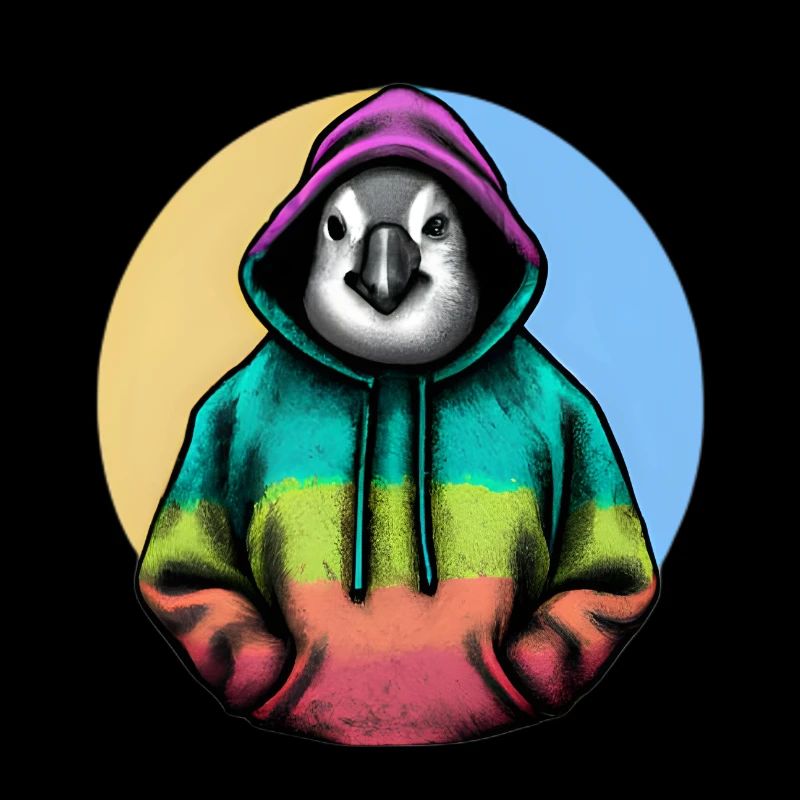 Klassiker Pinguin mit Pullover