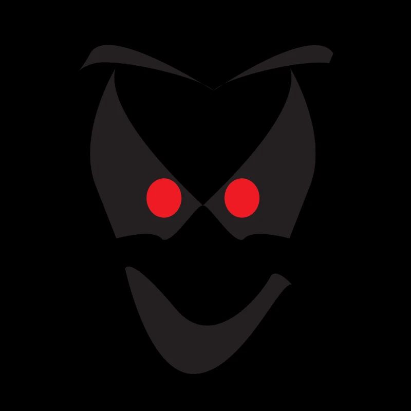 White Halloween Ghost Face