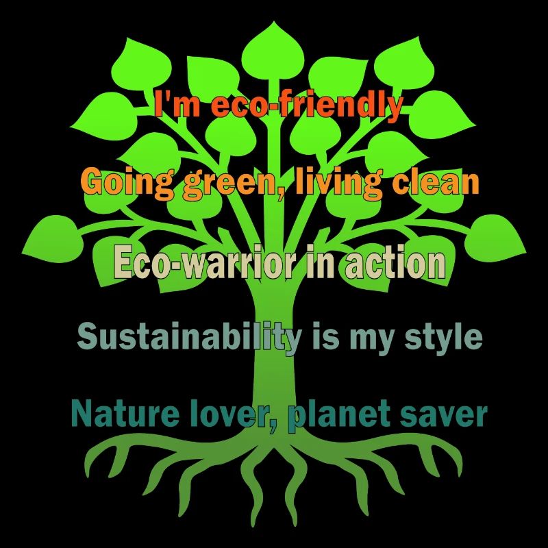 Eco warrior in action
