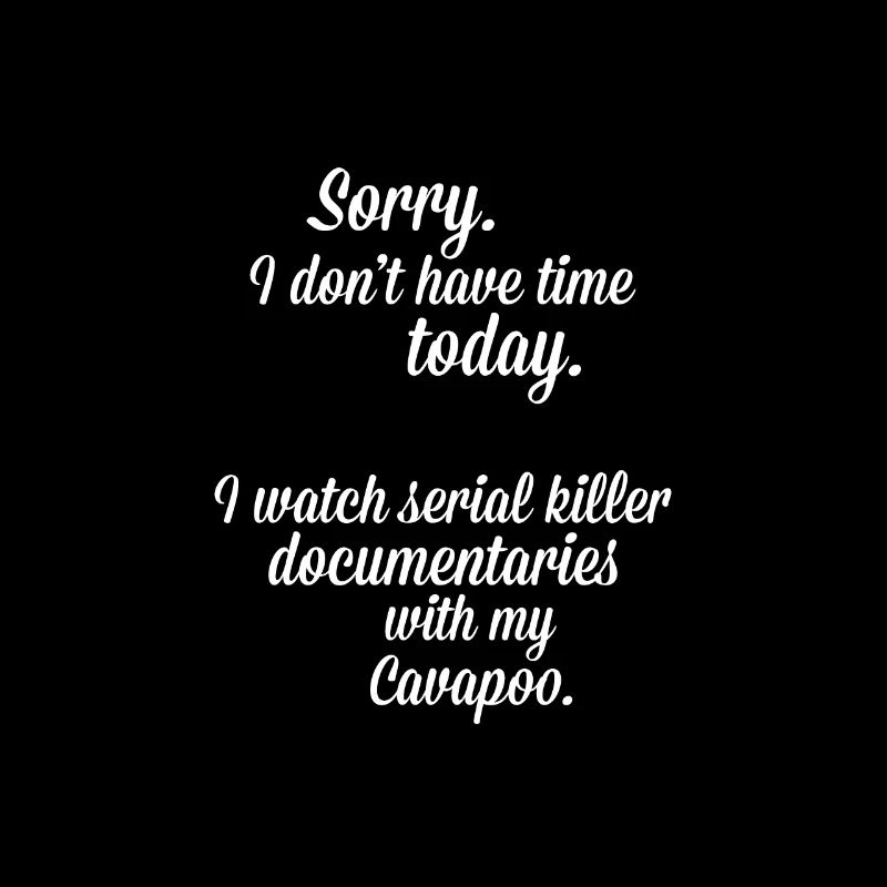 Je regarde des documentaires avec mon Cavapoo