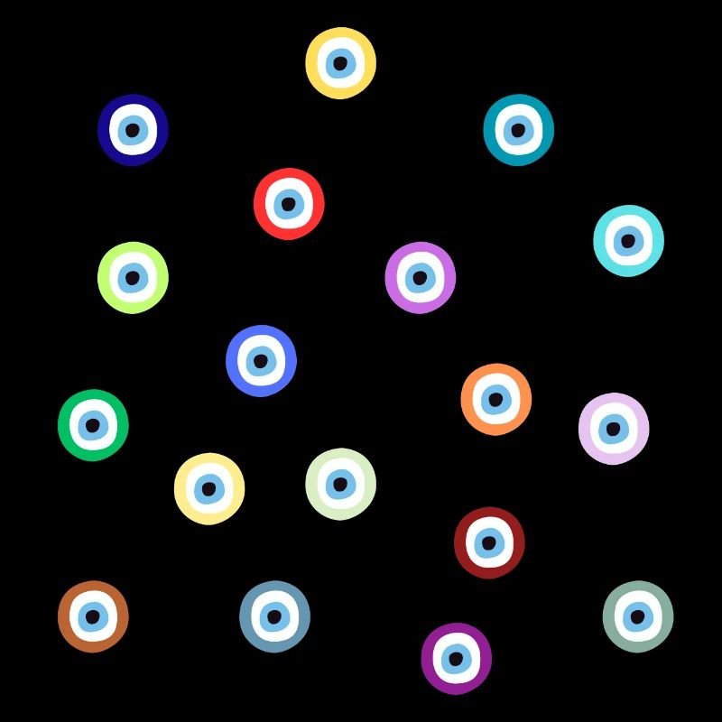 Œil multicolore