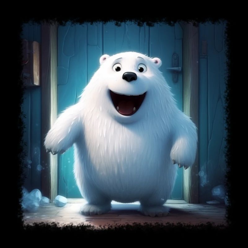 Flauschiger Eisbär