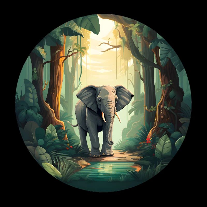 Rainforest Elephant