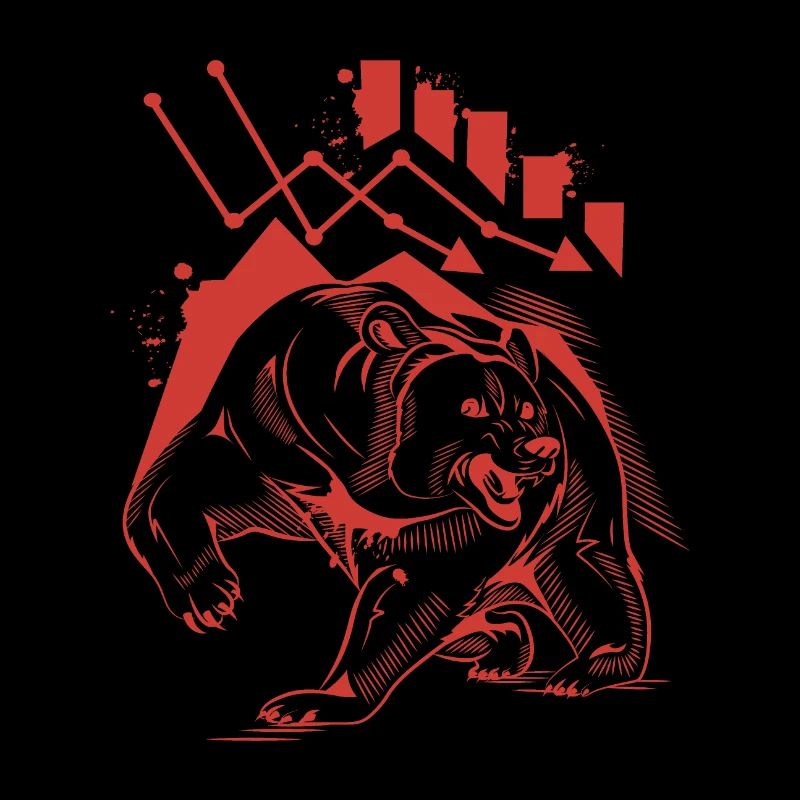 Bearish red