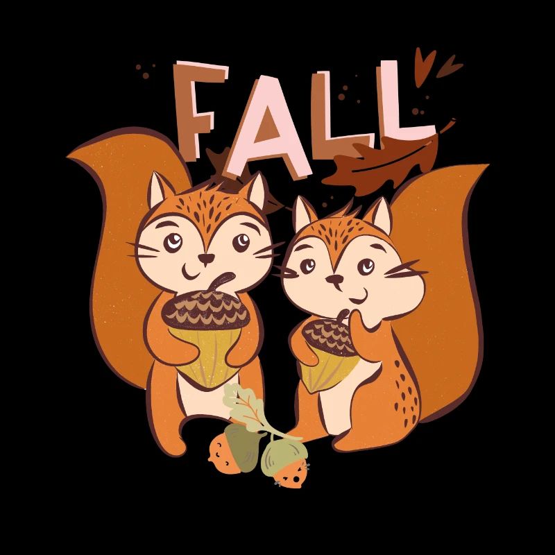 Herbst Eichhörnchen