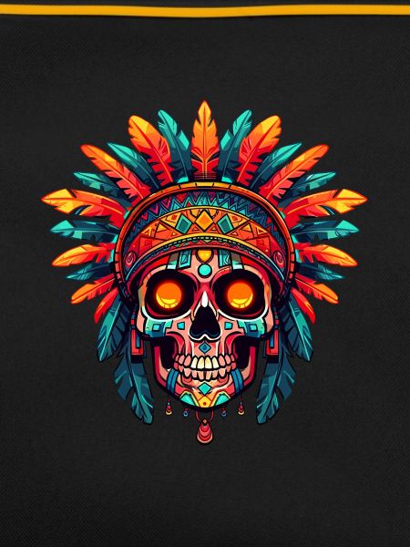 Aztec skull 002