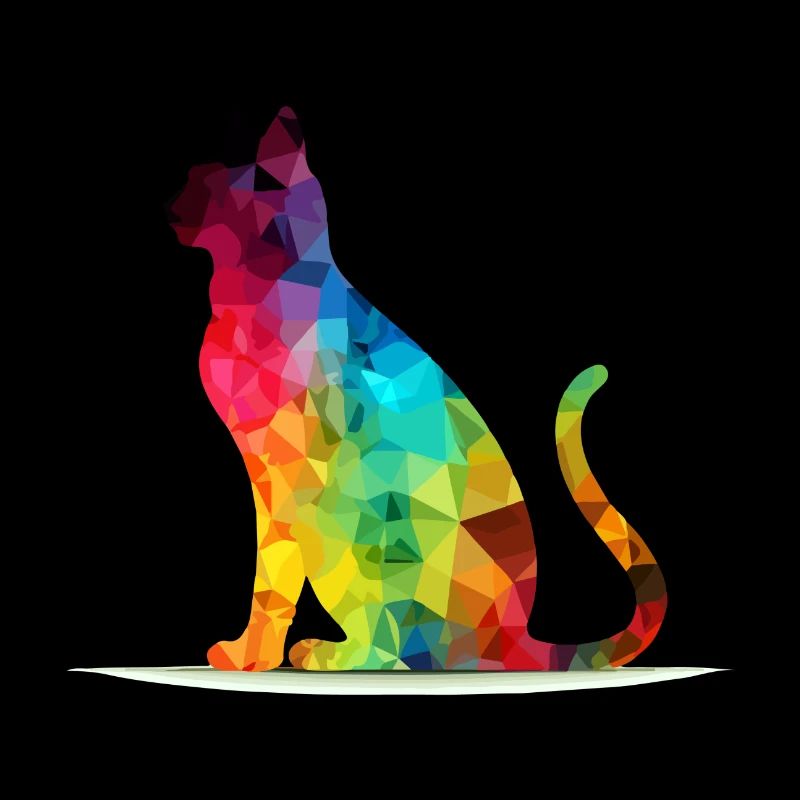 Pacho le chat multicolore