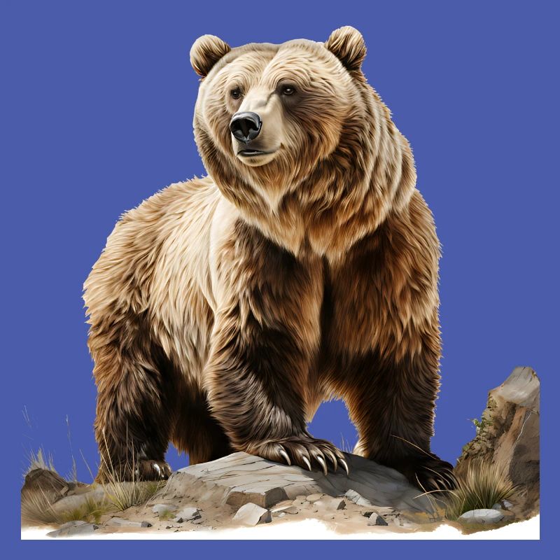Brown bears are large, formidable predators