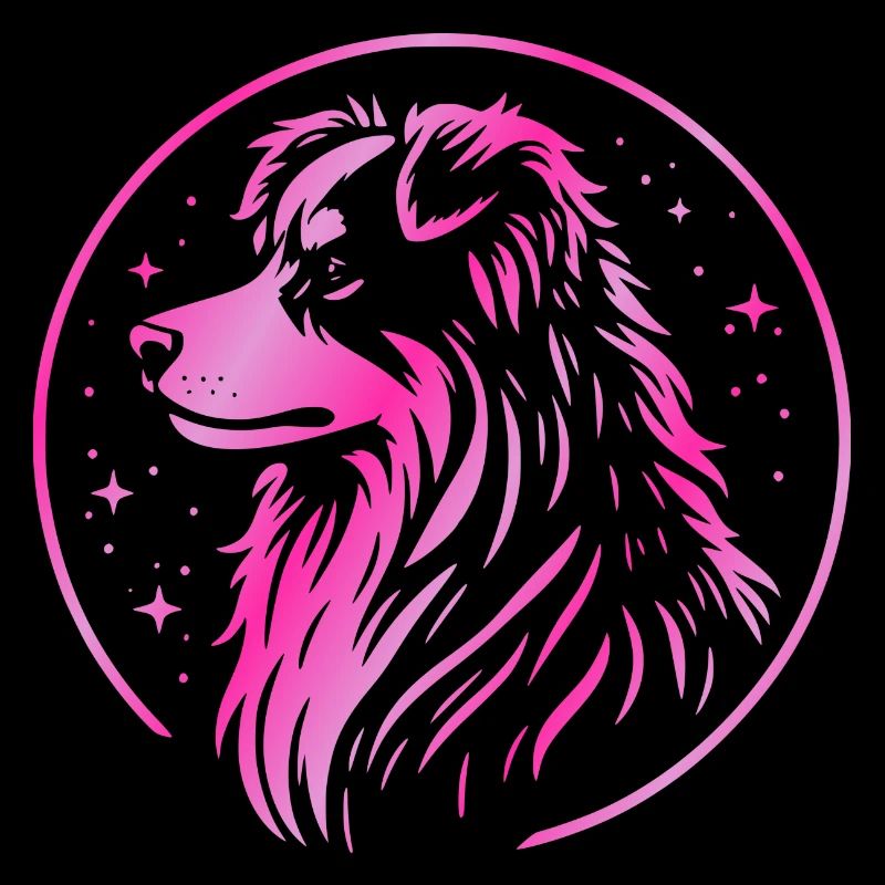 Traumhund Aussie pink