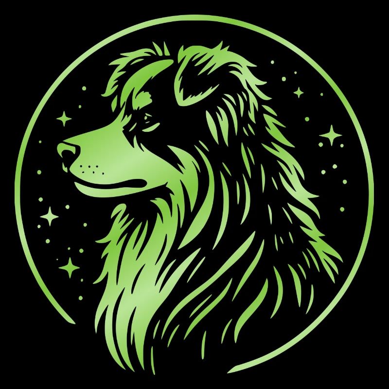 Dream dog Aussie green