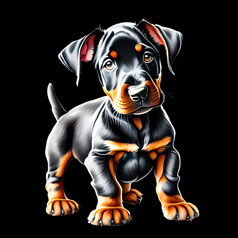 Dobermann Hund Dobermannwelpe Dobermanntrainer