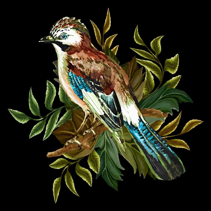 Bunter Vogel