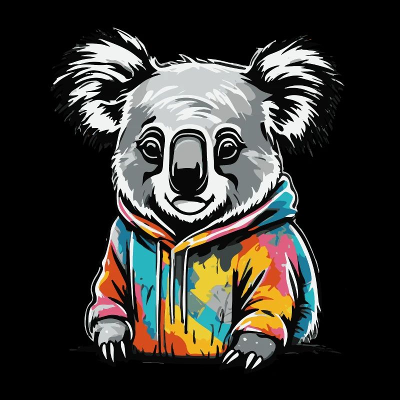 Colorful Graffiti Koala Koala Bear