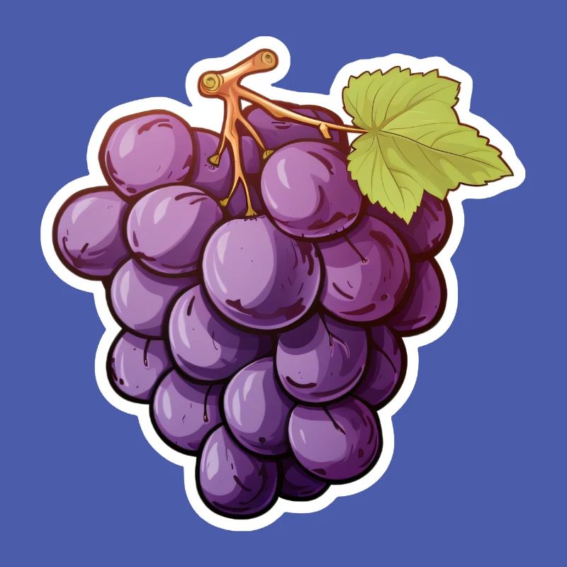 Weintraube oder dunkle Rebe