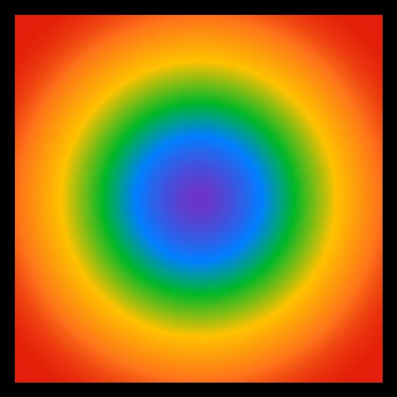 Rainbow Circle Gradient Colors Pride Merch