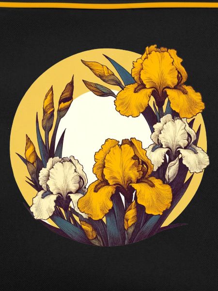Retro Gelbe Iris